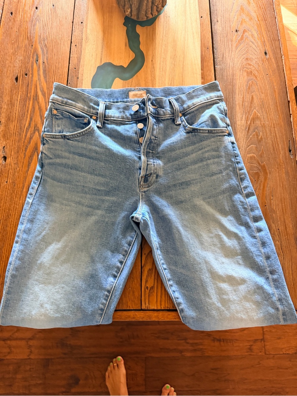 MOTHER Light Blue the hiker- Denim Jeans - Picture 4 of 15